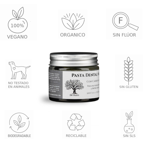 DENTÍFRICO NATURAL CARBÓN ACTIVADO