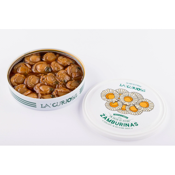 ZAMBURIÑAS EN SALSA DE VIEIRA