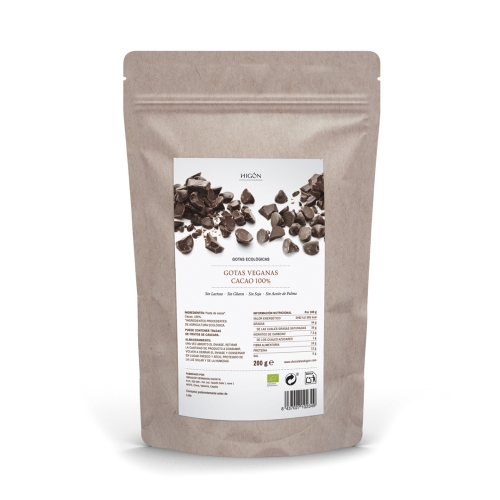 GOTAS 100% CACAO ECO VEGANO