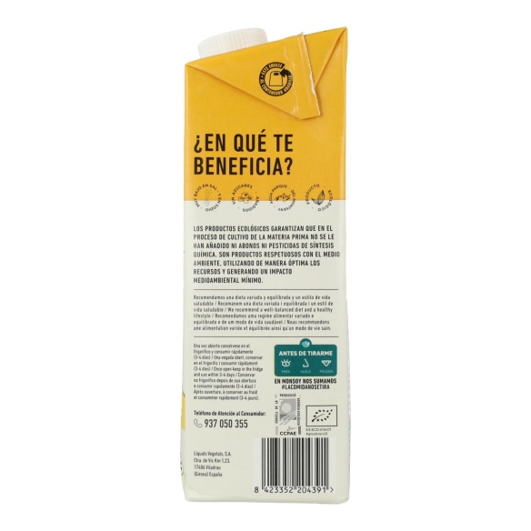 LECHE DE AVENA SIN GLUTEN  [1L]