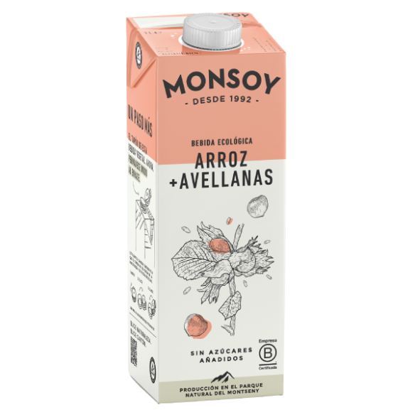 LECHE DE ARROZ + AVELLANAS  [1L]