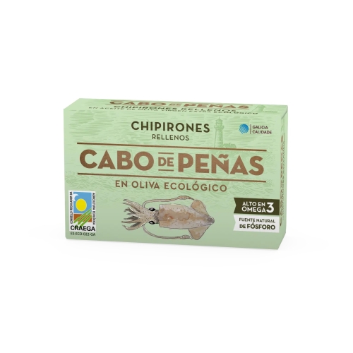 CHIPIRONES RELLENOS EN AOVE [CABO DE PEÑAS]