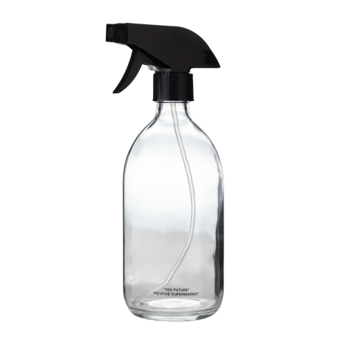 BOTELLA DE VIDRIO CON SPRAY